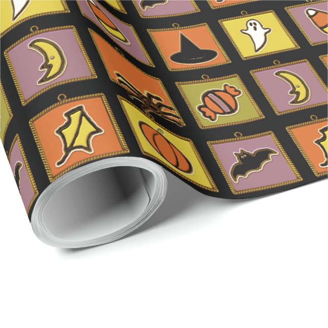 Papel De Regalo Halloween Gift and Party Decor (Esquina del rollo)