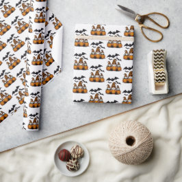 Papel De Regalo Halloween Gnome Wrapping Paper