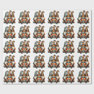 Papel De Regalo Halloween Gnomes Gift Wrap