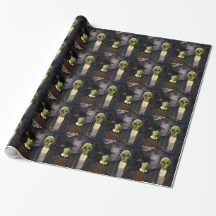 Papel De Regalo Halloween gótico americano