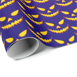 Papel De Regalo Halloween Grinning Face Jack o Lantern Pumpkin