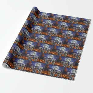 Papel De Regalo Halloween Halloween habanés Spooki