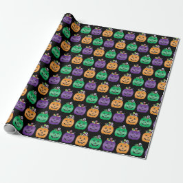 Papel De Regalo Halloween Jack O Lantern Candy