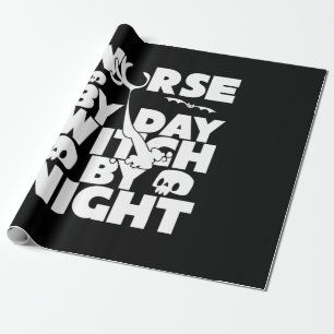 Papel De Regalo Halloween Nurse By Day Witch By Nights