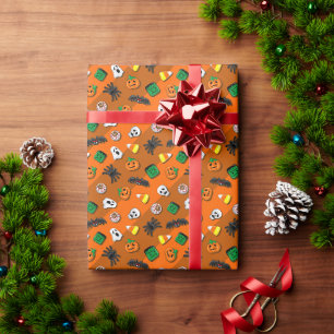 Papel De Regalo Halloween Spooky Candies Fiesta