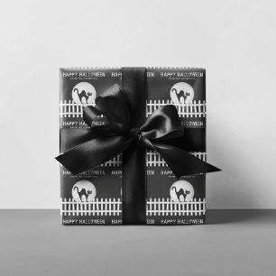 Papel De Regalo Halloween Spooky Scary Haunty Witch Wrappin