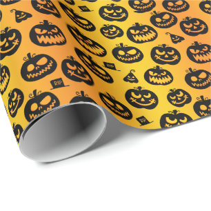 Papel De Regalo 💀 Halloween 🍬 "Sunset Spooktacular" 🍬