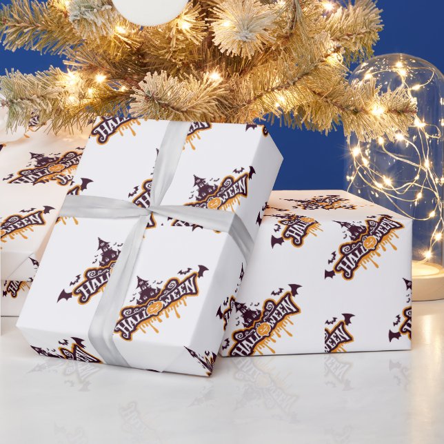 Papel De Regalo Halloween template (Vacaciones)