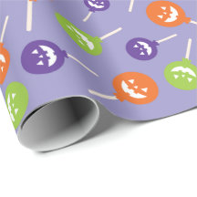Halloween Trick-or-Treat Spooky Lollipops Seamless
