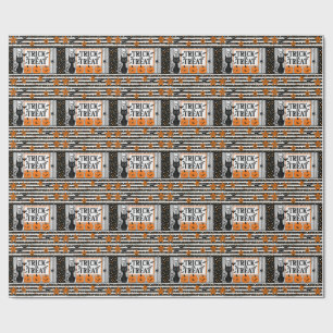 Papel De Regalo Halloween Truco o Trato