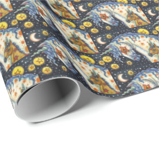 PAPEL DE REGALO HALLOWEEN UNICORNS, STAR HORSE & COLT FANTASY