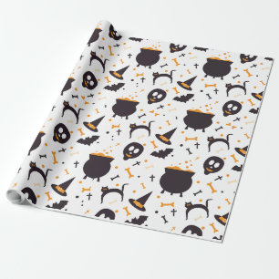 Papel De Regalo Halloween Witch Craft