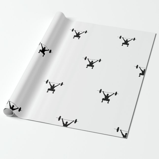 Papel De Regalo Halterofilia (Desenrollado)