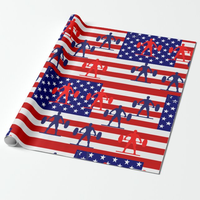 Papel De Regalo Halterofilia (Desenrollado)