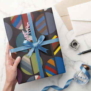 Papel De Regalo Halves de ovario en bandas masculinas