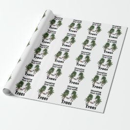 Papel De Regalo Hamaca Camping Colgando Con Árboles Hamaca
