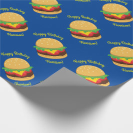 Papel De Regalo Hamburger Birthday Party Burger