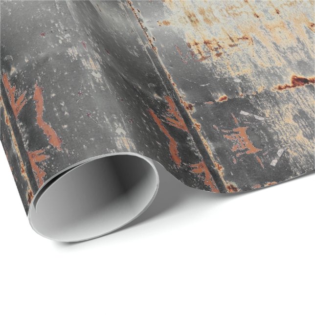 Papel De Regalo HAMbyWG - Ajuste de regalo - Negro angustiado (Esquina del rollo)