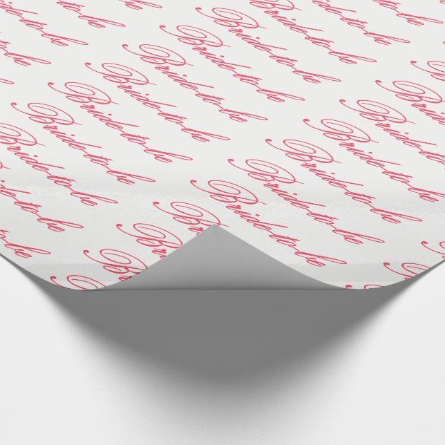 Papel De Regalo HAMbyWG - Ajuste de regalo - Novia por venir (Esquina)