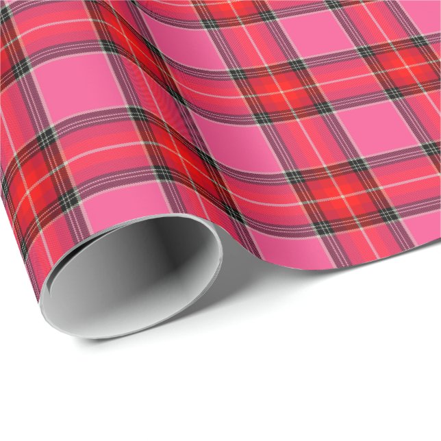 Papel De Regalo HAMbyWG - Ajuste de regalo - Rojo rosado (Esquina del rollo)