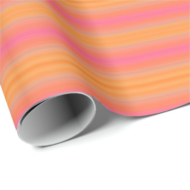 Papel De Regalo HAMbyWG - Ajuste de regalo - Rosa Naranja brillant (Esquina del rollo)