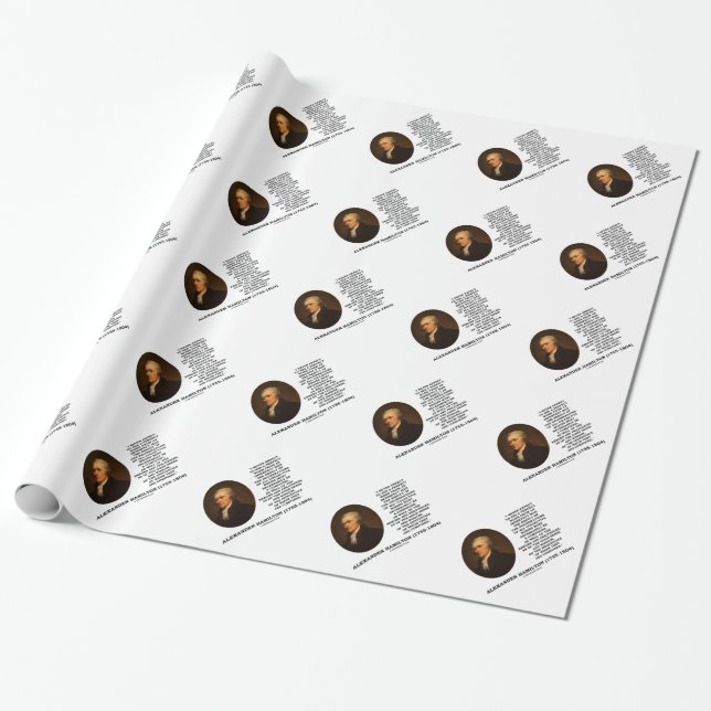Papel De Regalo Hamilton nunca cuenta con al hombre imperfecto del (Desenrollado)