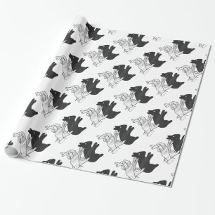 Papel De Regalo Hand Silhouette Rabbit