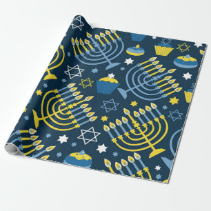 Papel De Regalo "Hanukkah"