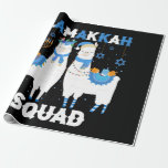 Papel De Regalo Hanukkah Llama Navidades Happy Llamakah Squad<br><div class="desc">Divertidos regalos de llama alpaca Menorah para mujeres y hombres,  adolescentes,  niños,  chicas,  niños que aman Hannukah,  Festividades judías de Channukah,  Llamakah feliz,  medias de Navidades de llama judías. Regalo ideal para Navidades,  San Nick,  Año Nuevo,  regalo de cumpleaños y otras vacaciones.</div>