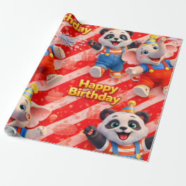 Papel De Regalo Happy birthday premium wrapping paper de