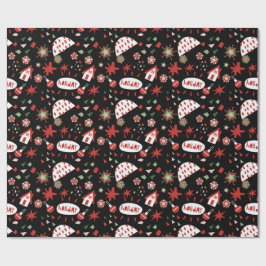 Papel De Regalo Happy Christmas X-mas Gift wrap