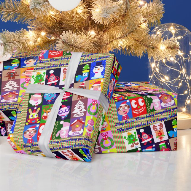 Papel De Regalo Happy happy holidays!! (Vacaciones)