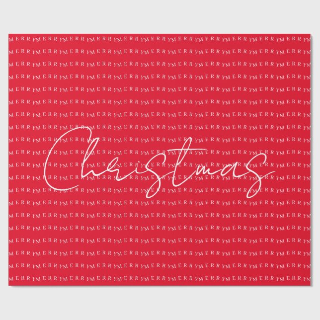 Papel De Regalo Happy New Year Merry Christmas Holiday Season (Superficie plana)