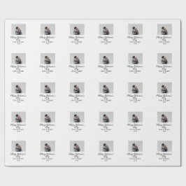 Papel De Regalo Happy Valentine's day couple photo modern simple t