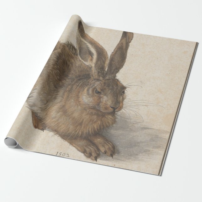 Papel De Regalo Hare (de Albrecht Dürer) (Desenrollado)