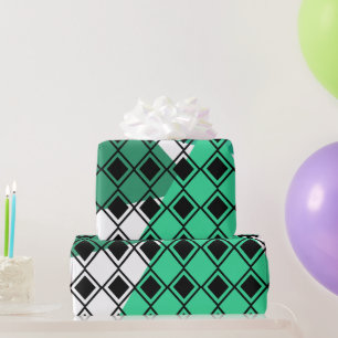 Papel De Regalo Harlequin del Triángulo Verde