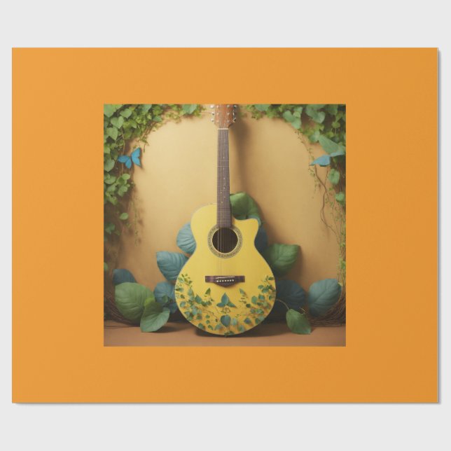 Papel De Regalo Harmony in Bloom (Superficie plana)