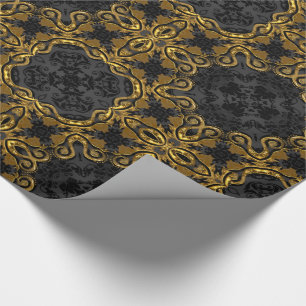 Papel De Regalo Harper Rush Midnight Elegance barroco