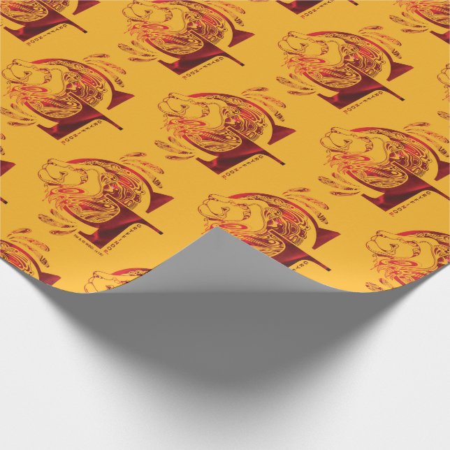 Papel De Regalo Harry Potter | Aguamenti GRYFFINDOR™ Gráfico (Esquina)
