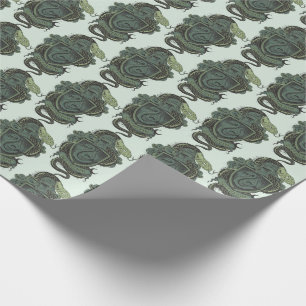 Papel De Regalo Harry Potter   Escudo Slytherin