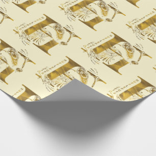 Papel De Regalo Harry Potter Gráfico Aguamenti HUFFLEPUFF™