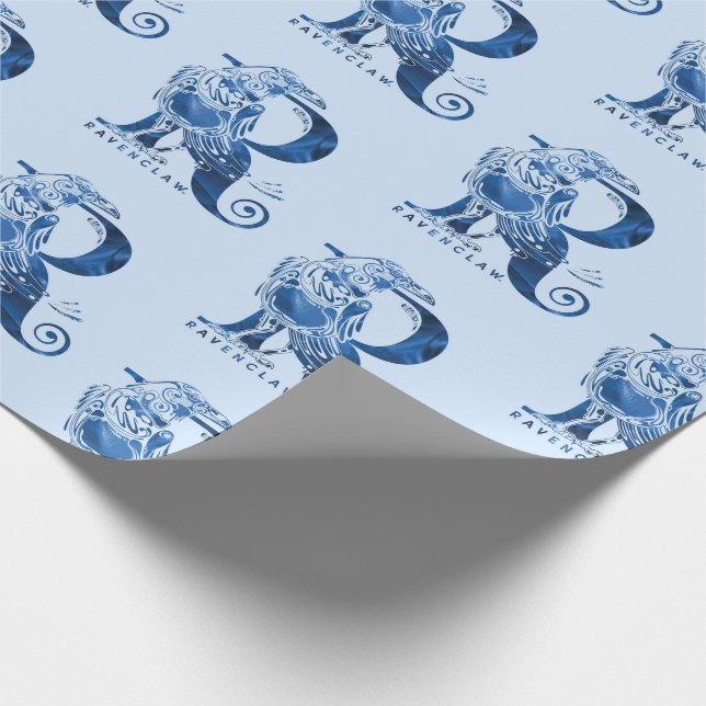Papel De Regalo Harry Potter | Gráfico Aguamenti RAVENCLAW™ (Esquina)