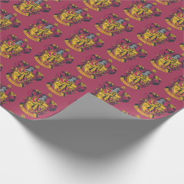 Papel De Regalo Harry Potter | Gryffindor Escudo Gold y Red