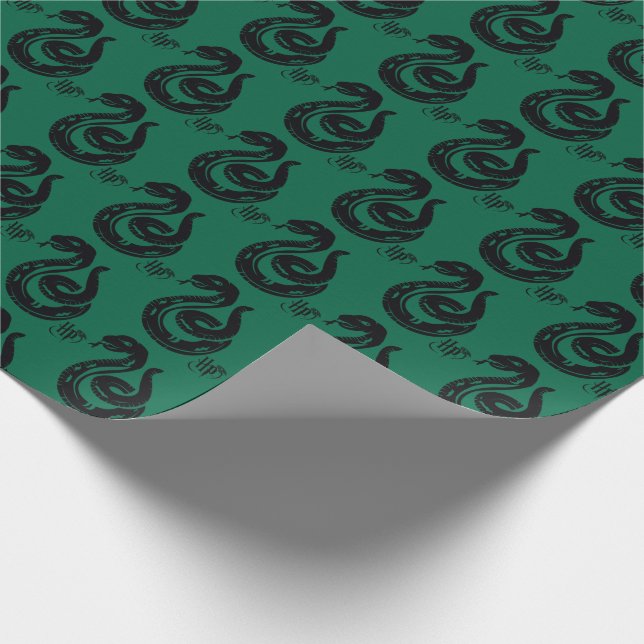 Papel De Regalo Harry Potter | Icono de serpiente de Slytherin (Esquina)