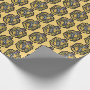 Papel De Regalo Harry Potter   Parche Escudo Hufflepuff