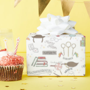Papel De Regalo HARRY POTTER™ Patrón Mágico Pequeño