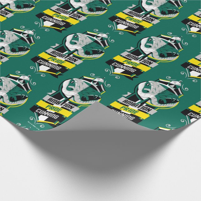 Papel De Regalo Harry Potter | SLYTHERIN™ House Traits Sigil (Esquina)