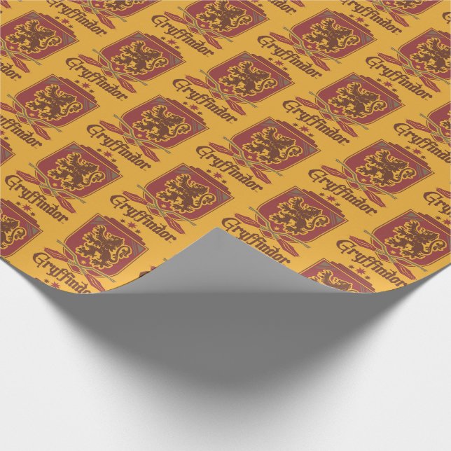 Papel De Regalo Harry Potter | Tarjeta Gryffindor QUIDDITCH™ (Esquina)