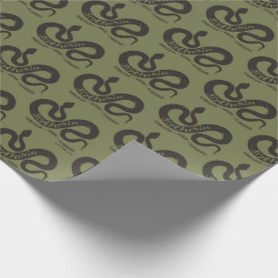 Papel De Regalo Harry Potter   Tipografía de silueta SLYTHERIN™