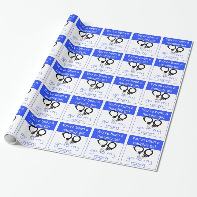 Papel De Regalo Has sido un chica travieso (Desenrollado)
